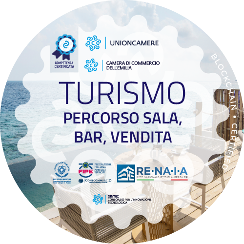 Turismo: percorso Sala, Bar, Vendita